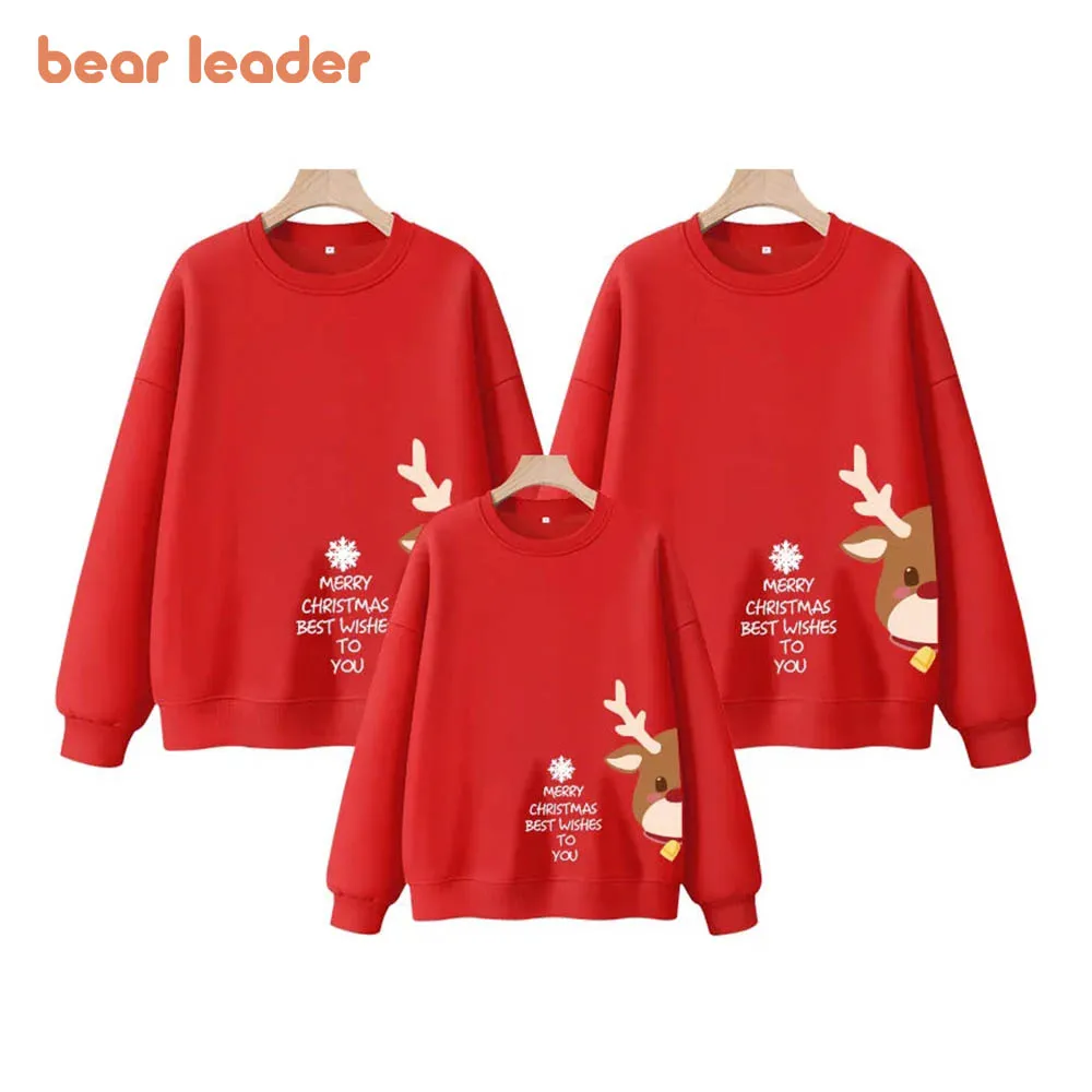 

Bear Leader Christmas Matching Family Outfits Spring Autumn Dad Mom and Son Daughter Sweater Parent Kids Boys Girls Sweatshirt