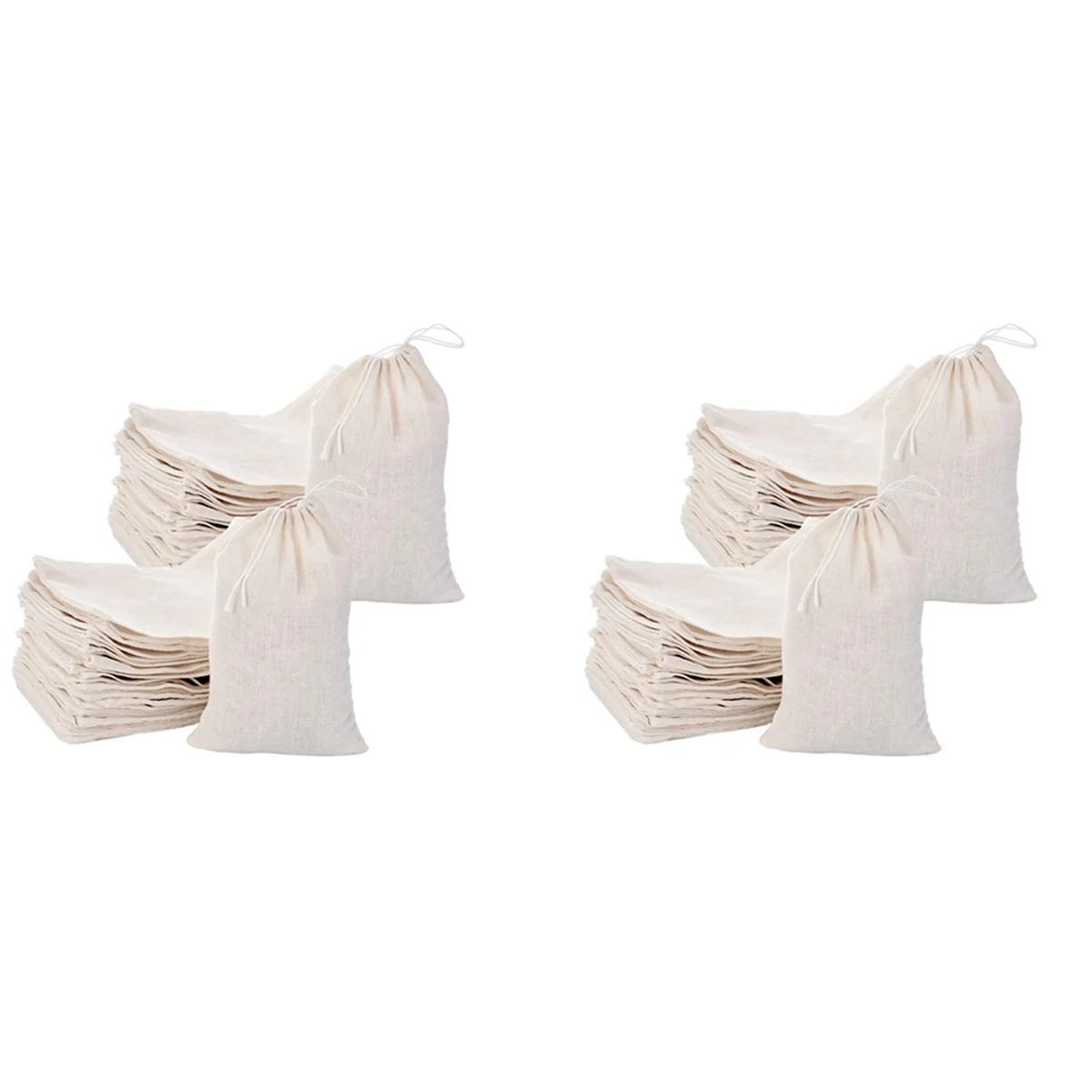 100 Pack Cotton Muslin Bags Multipurpose Drawstring Bags for Tea Jewelry Wedding Party Favors Storage (4 x 6 Inches) 
100 Pack Cotton Muslin Bags Multipurpose Drawstring Bags for Tea Jewelry Wedding Party Favors Storage (4 x 6 Inches)