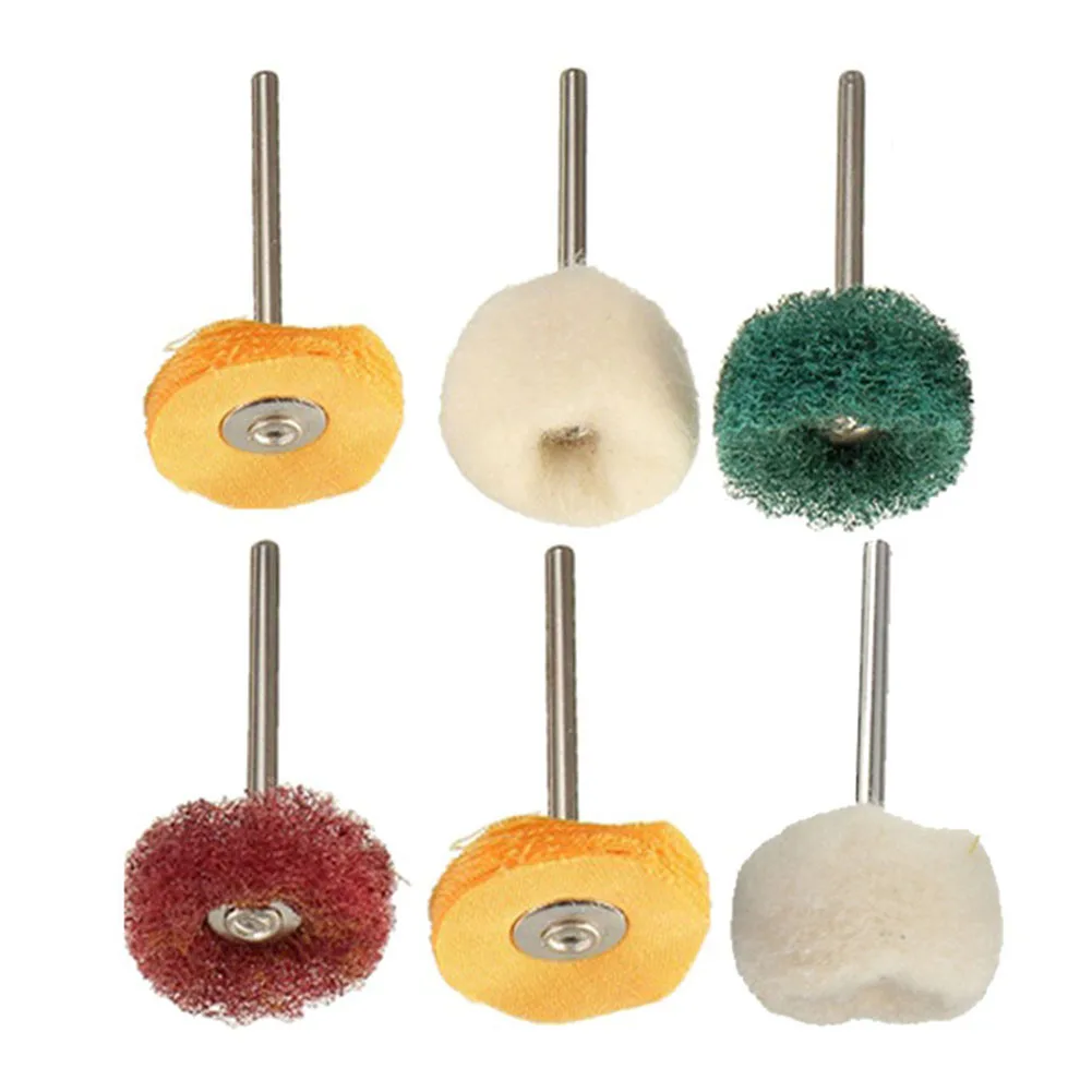 6pcs Cloth Polishing Wheel Kit Nylon Rotary Tool Buffing Pad For Jewelry Metal 25mm Grinding Diameter Polishing Tool Parts
6pcs Cloth Polishing Wheel Kit Nylon Rotary Tool Buffing Pad For Jewelry Metal 25mm Grinding Diameter Polishing Tool Parts
