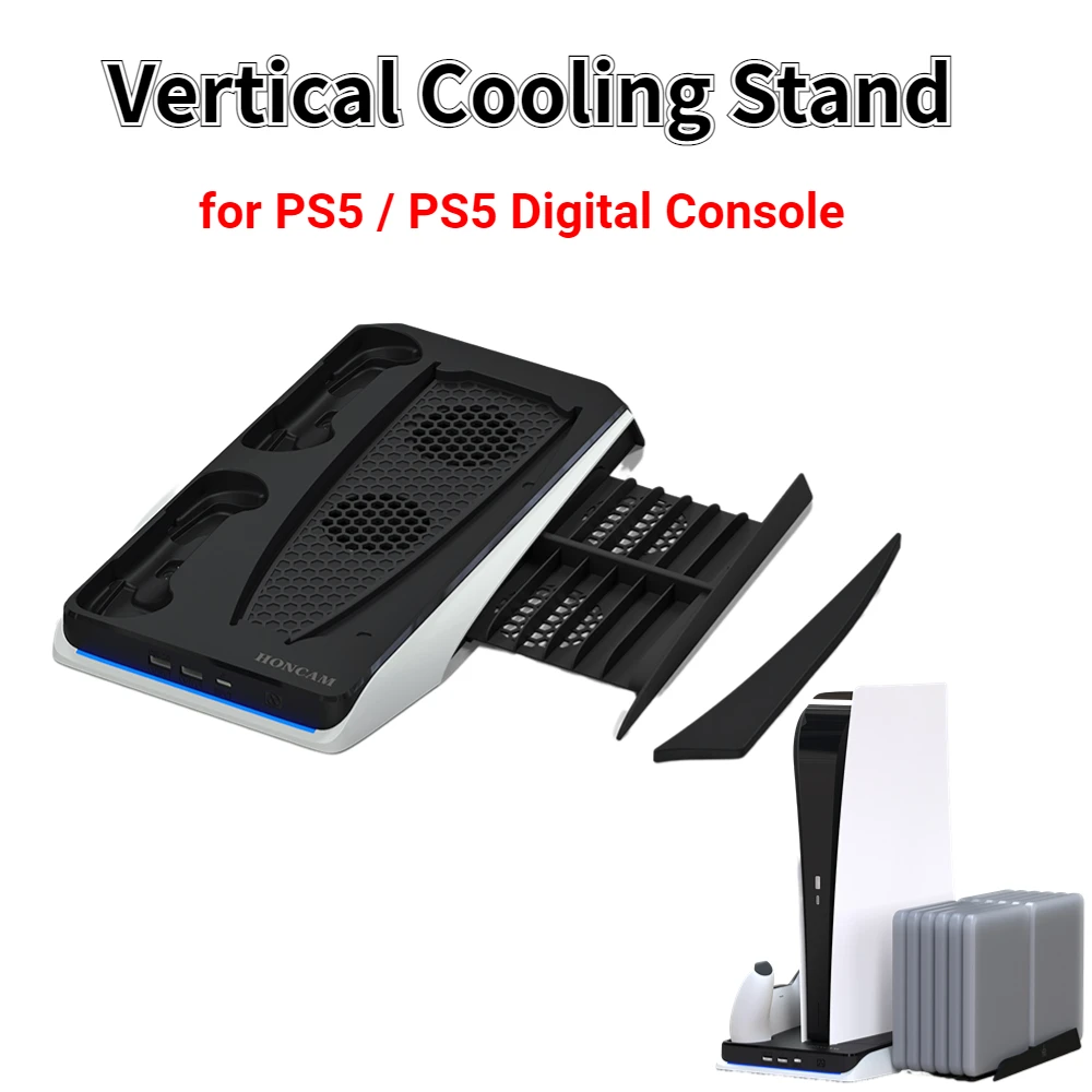 Вертикальная подставка для вентилятора для консоли PS5/PS5, консоль для цифровой версии с двойным зарядным устройством контроллера светодиод...
Вертикальная подставка для вентилятора для консоли PS5/PS5, консоль для цифровой версии с двойным зарядным устройством контроллера светодиод...