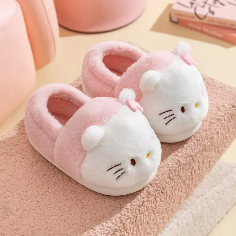 Sanrio Kit Children Slippers Winter Kids Shoes Anime Figure Parent-Child Anti-Slip Plush Keep Warm Cute Cartoon Hot New Style
Sanrio Kit Children Slippers Winter Kids Shoes Anime Figure Parent-Child Anti-Slip Plush Keep Warm Cute Cartoon Hot New Style