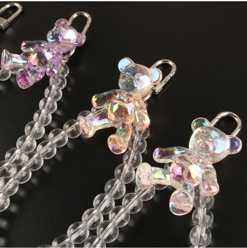 Shiny Bear Bead Bracelets Keychain For Kids Girls Children White Imitation Pearl Beads Jewelry Sets Send Hanging Cord
Shiny Bear Bead Bracelets Keychain For Kids Girls Children White Imitation Pearl Beads Jewelry Sets Send Hanging Cord