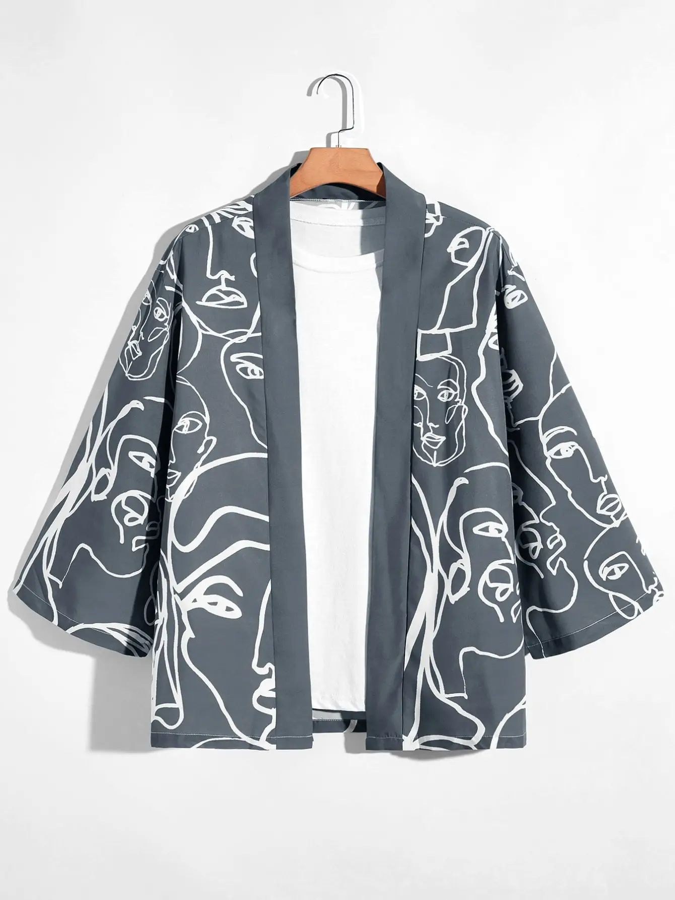 Mid-Long Sleeve Digital Printing Human Avatar Kimono Casual Men's Shirt 2022 Spring and Autumn New Style
Mid-Long Sleeve Digital Printing Human Avatar Kimono Casual Men's Shirt 2022 Spring and Autumn New Style