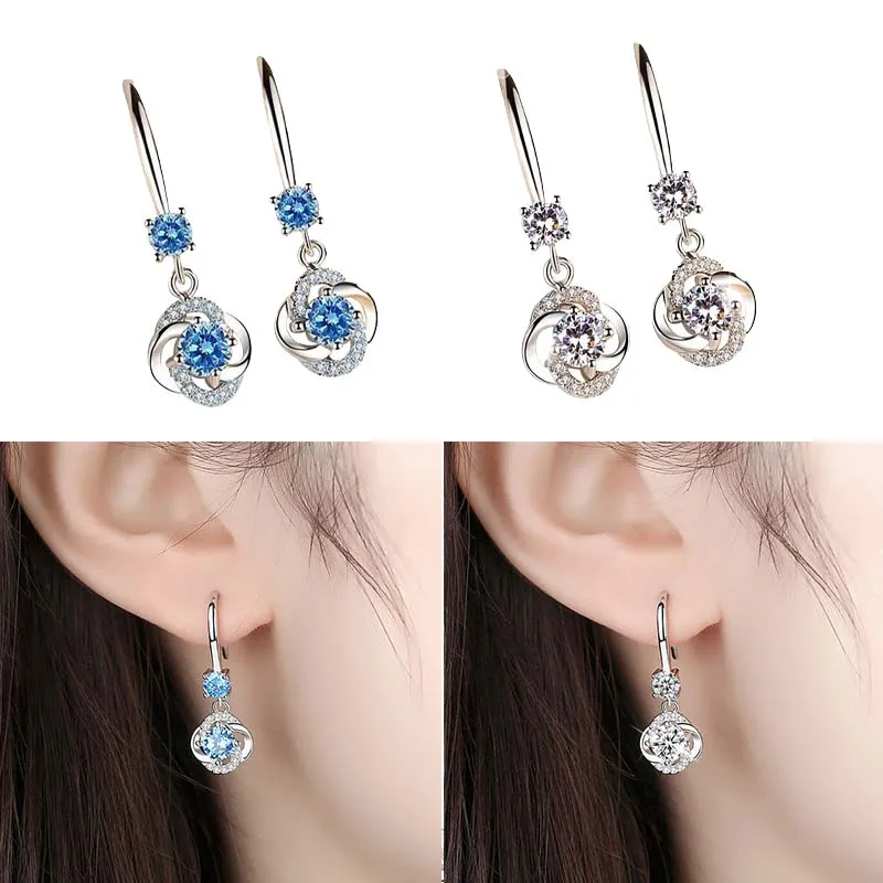 New Korean Personality Trend Earrings Diamond Earrings Temperament Long Four-leaf Clover Super Fairy Ear Hook Ladies Jewelry
New Korean Personality Trend Earrings Diamond Earrings Temperament Long Four-leaf Clover Super Fairy Ear Hook Ladies Jewelry