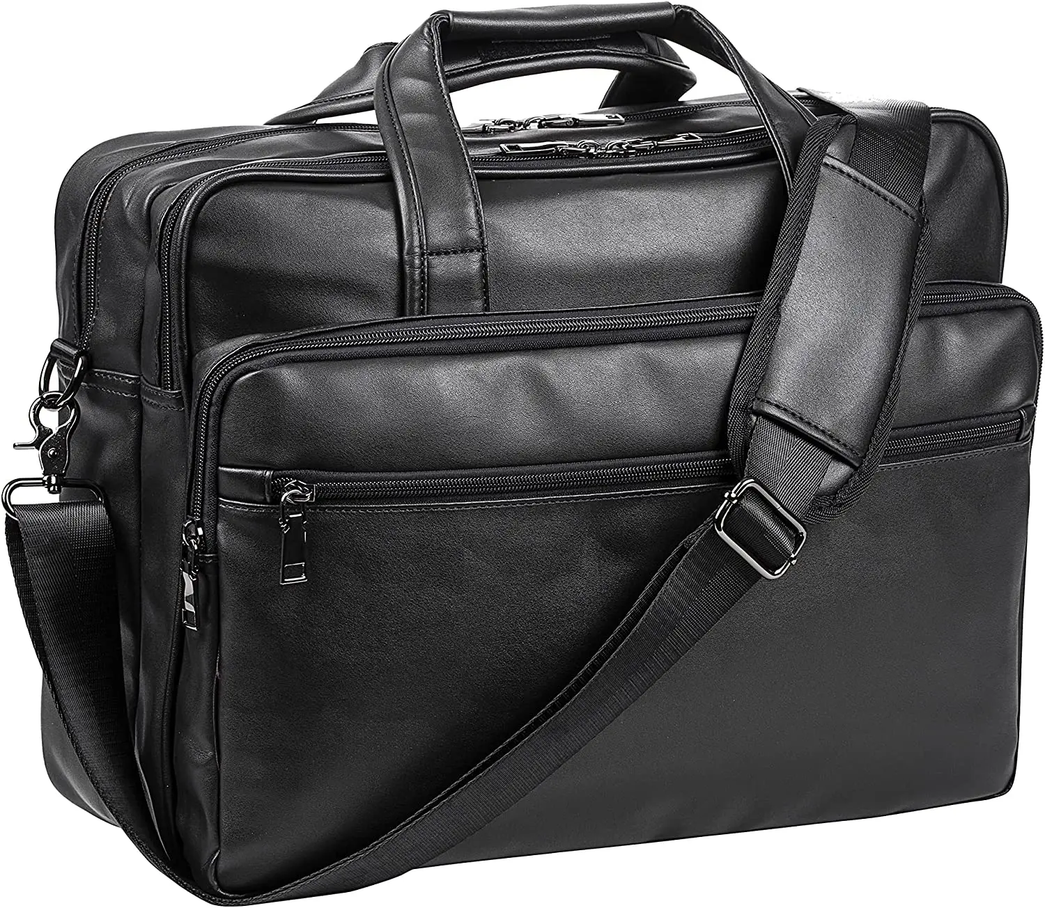 Leather Laptop Bag, Men's 15.6-inch 17.3-inch Messenger Briefcase Business Satchel Computer Handbag Shoulder Bag
Leather Laptop Bag, Men's 15.6-inch 17.3-inch Messenger Briefcase Business Satchel Computer Handbag Shoulder Bag