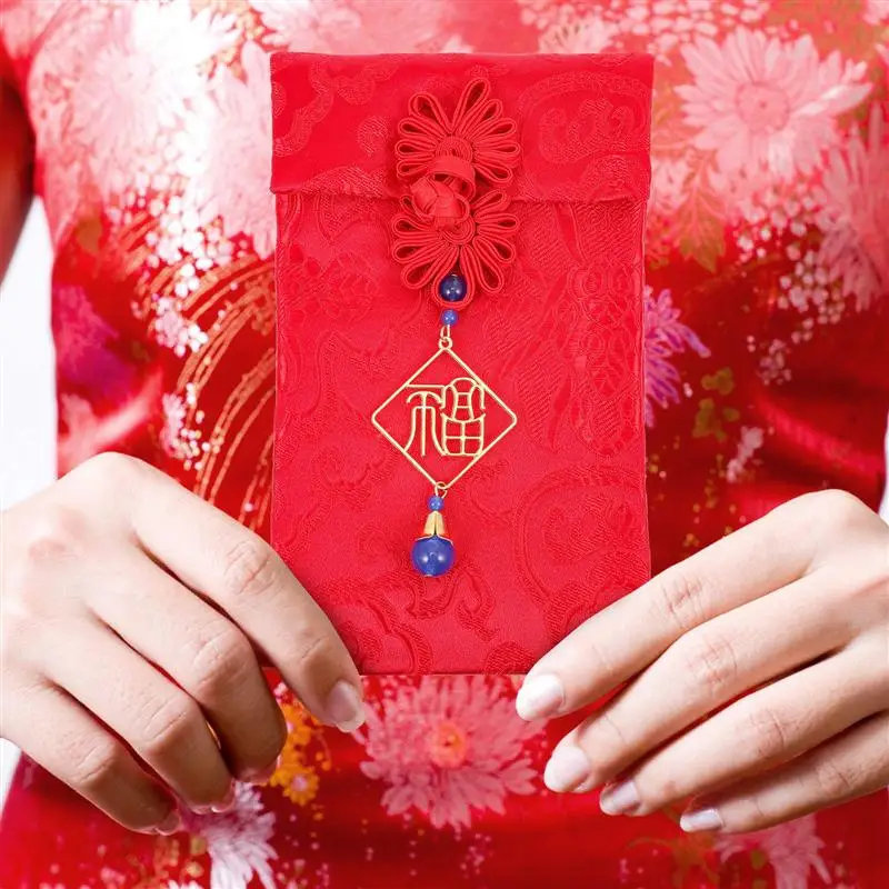 1Pc Chinese New Year Red Pocket Cloth Money Pocket Spring Festival Red Envelope
1Pc Chinese New Year Red Pocket Cloth Money Pocket Spring Festival Red Envelope