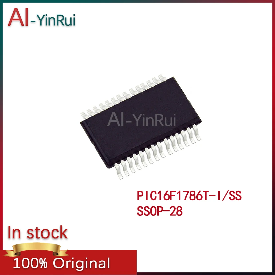 AI-YinRui PIC16F1786T PIC16F1786 -I/SS 16F1786T 16F1786 SSOP-28 New Original In StockIC MCU 8BIT 14KB FLASH
AI-YinRui PIC16F1786T PIC16F1786 -I/SS 16F1786T 16F1786 SSOP-28 New Original In StockIC MCU 8BIT 14KB FLASH