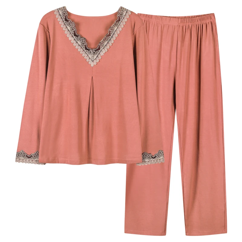Newest Sexy Spring And Autumn Women Pajamas Set Female Modal Sleepwear Soft Long Sleeve Pyjamas Home Clothing
Newest Sexy Spring And Autumn Women Pajamas Set Female Modal Sleepwear Soft Long Sleeve Pyjamas Home Clothing