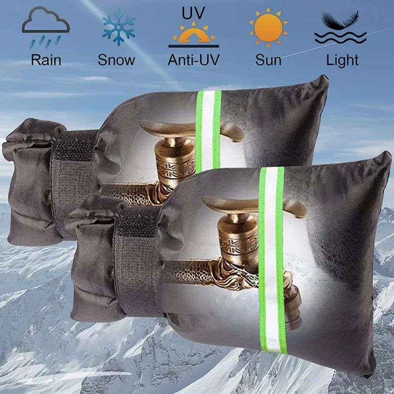 Winter Faucet Guard Thickened Oxford Cloth Frost Protection Cover Outdoor Anti-icing Antifreeze Cover Keep Warm Antifreeze
Winter Faucet Guard Thickened Oxford Cloth Frost Protection Cover Outdoor Anti-icing Antifreeze Cover Keep Warm Antifreeze