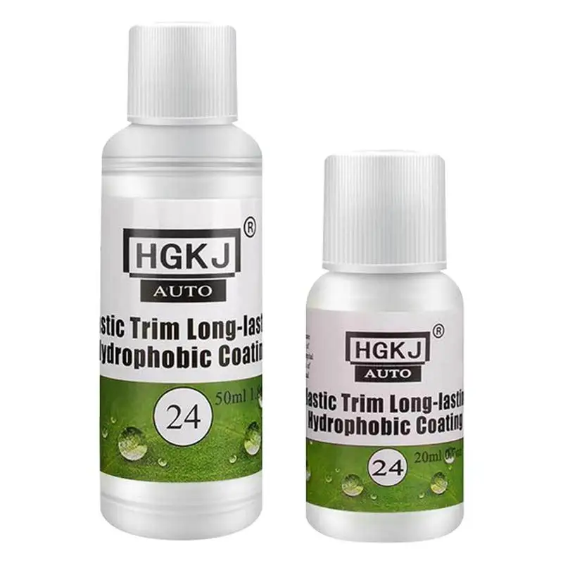 50ml Car Plastic Renovator Trim Hydrophobic Liquid Plastic Restorer Agent Polish Long-Lasting Protects Exterior Wax For Auto
50ml Car Plastic Renovator Trim Hydrophobic Liquid Plastic Restorer Agent Polish Long-Lasting Protects Exterior Wax For Auto