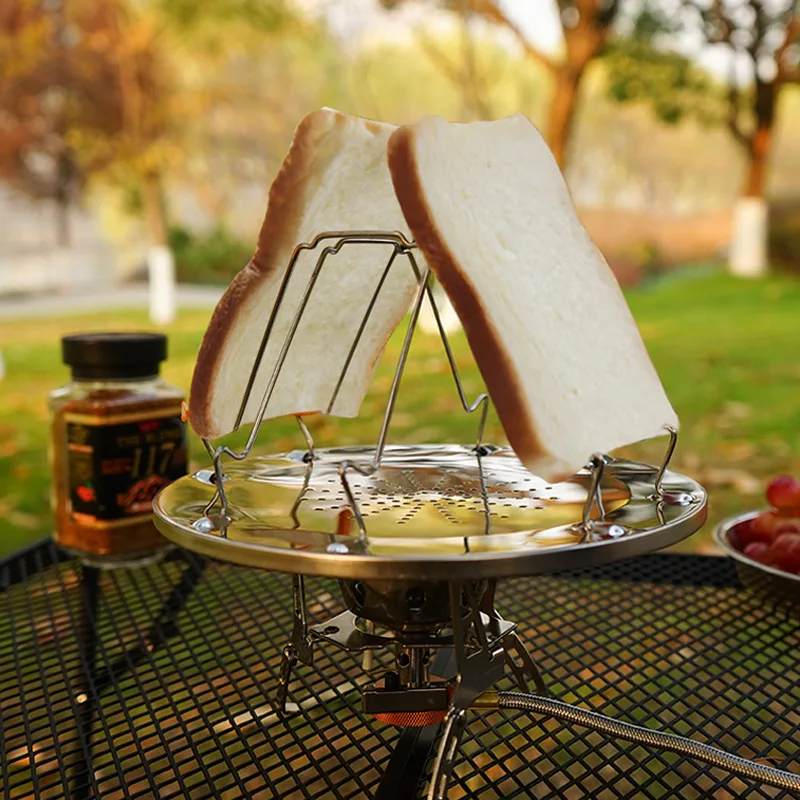Outdoor Stainless Steel Toast Rack 4 piece type Toast Bread Pan Camping Picnic Grill Foldable baking pan
Outdoor Stainless Steel Toast Rack 4 piece type Toast Bread Pan Camping Picnic Grill Foldable baking pan