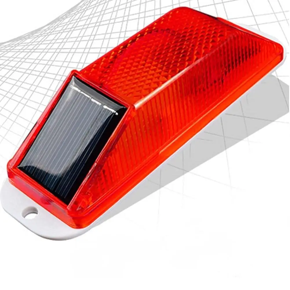 Solar Strobe Warning Light LED Lamp Safety Traffic Night Warning Flashlight Night Driving Construction Obstacle Flashing Light
Solar Strobe Warning Light LED Lamp Safety Traffic Night Warning Flashlight Night Driving Construction Obstacle Flashing Light