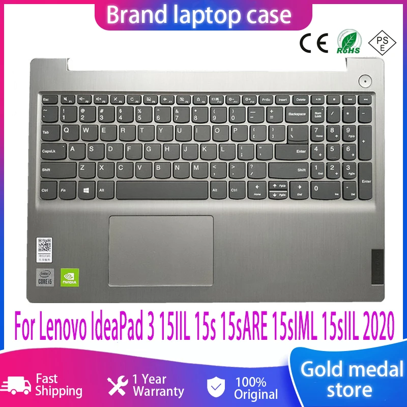 Laptop Topcase Palmrest Upper Cover For Lenovo IdeaPad 3 15IIL 15s 15sARE 15sIML 15sIIL 2020
Laptop Topcase Palmrest Upper Cover For Lenovo IdeaPad 3 15IIL 15s 15sARE 15sIML 15sIIL 2020