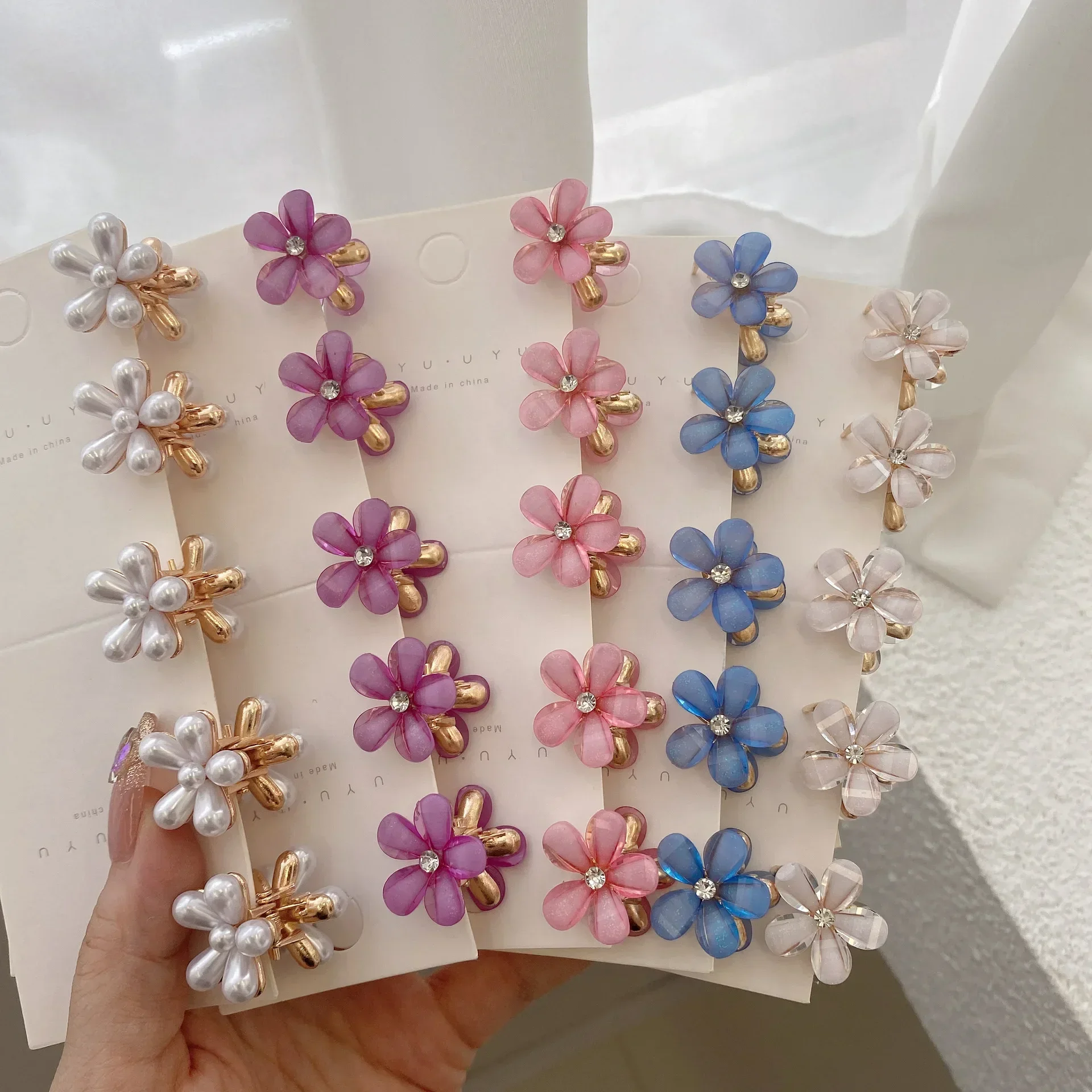 Girl Princess Hairpin Cute Flower Mini Girl Sweet Pearl Side Clip Headwear Hairpin Claw Metal Hairpin Children's Hairpin
Girl Princess Hairpin Cute Flower Mini Girl Sweet Pearl Side Clip Headwear Hairpin Claw Metal Hairpin Children's Hairpin