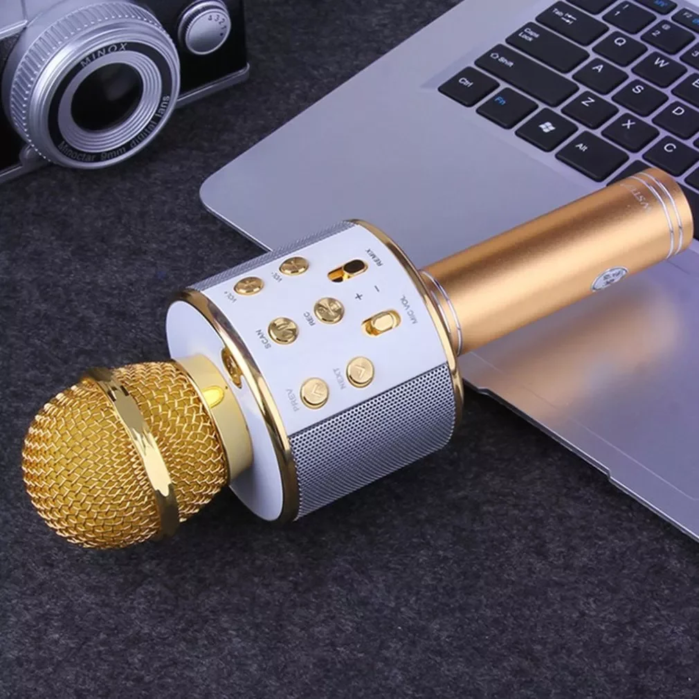 Bluetooth-compatible Karaoke Wireless Microphone Professiona Speaker Handheld Microfone Player Singing Recorder Mic
Bluetooth-compatible Karaoke Wireless Microphone Professiona Speaker Handheld Microfone Player Singing Recorder Mic