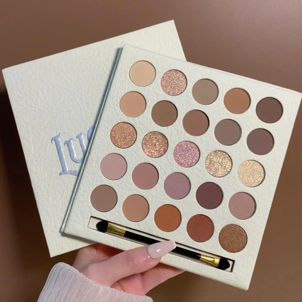 New 20 Colors Nude Glitter Eyeshadow Matte Shimmer Palette Long Lasting Waterproof Mineral Powder Eye Shadow Makeup Cosmetic Kit
New 20 Colors Nude Glitter Eyeshadow Matte Shimmer Palette Long Lasting Waterproof Mineral Powder Eye Shadow Makeup Cosmetic Kit