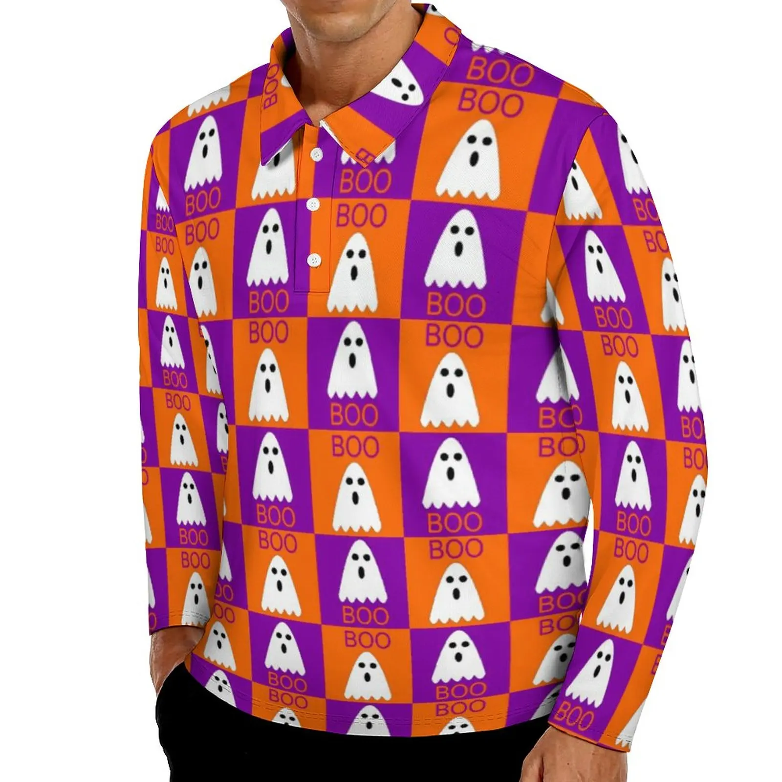 Halloween Print Casual Polo Shirts Boo Ghost T-Shirts Long Sleeve Design Shirt Spring Retro Oversized Tops Birthday Present
Halloween Print Casual Polo Shirts Boo Ghost T-Shirts Long Sleeve Design Shirt Spring Retro Oversized Tops Birthday Present