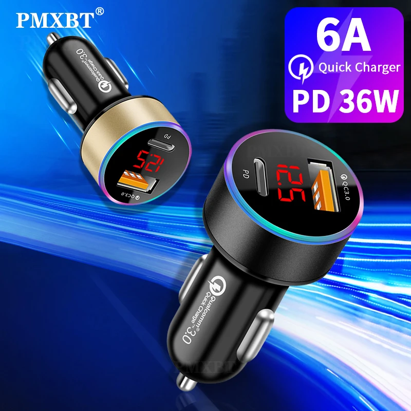 Dual Port USB PD Car Charger 36W Fast Charging For iPhone 12 Pro Max Xiaomi Huawei P40 Samsung Mobile Phone Car USB C Charging
Dual Port USB PD Car Charger 36W Fast Charging For iPhone 12 Pro Max Xiaomi Huawei P40 Samsung Mobile Phone Car USB C Charging