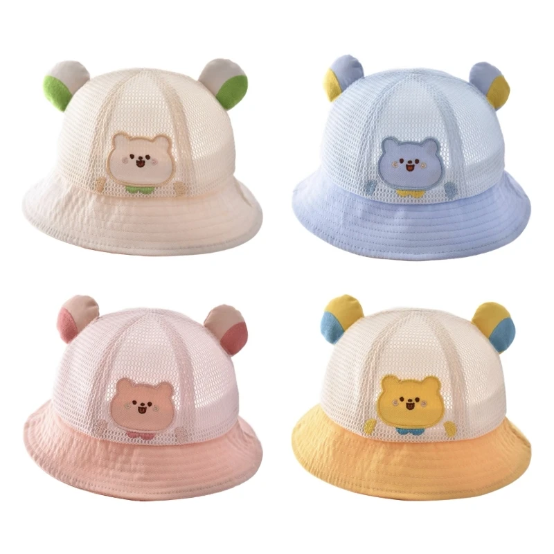 Breathable Baby Mesh Cap Summer-Beach Hat Infant Sun-Protective Fisherman Hat Bear Ear Visor-Hat Toddler Headwear
Breathable Baby Mesh Cap Summer-Beach Hat Infant Sun-Protective Fisherman Hat Bear Ear Visor-Hat Toddler Headwear