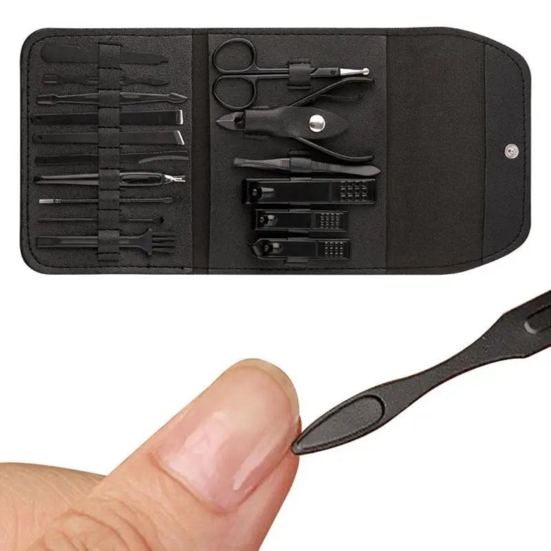 Женский набор для маникюра 16 в 1, набор для ухода за ногтями с кожаными элементами для путешествий
Женский набор для маникюра 16 в 1, набор для ухода за ногтями с кожаными элементами для путешествий