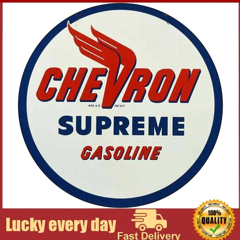 Brotherhood Vintage Gas Sign Reproduction Vintage Metal Signs Round Metal Tin Sign for Garage and Home Diameter Chevron Supreme
Brotherhood Vintage Gas Sign Reproduction Vintage Metal Signs Round Metal Tin Sign for Garage and Home Diameter Chevron Supreme