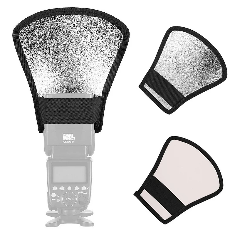 Two-Sided Universal Camera Flash Diffuser Softbox Photo Flash Light Reflector For Canon Nikon Camera Photography Studio Photo
Two-Sided Universal Camera Flash Diffuser Softbox Photo Flash Light Reflector For Canon Nikon Camera Photography Studio Photo