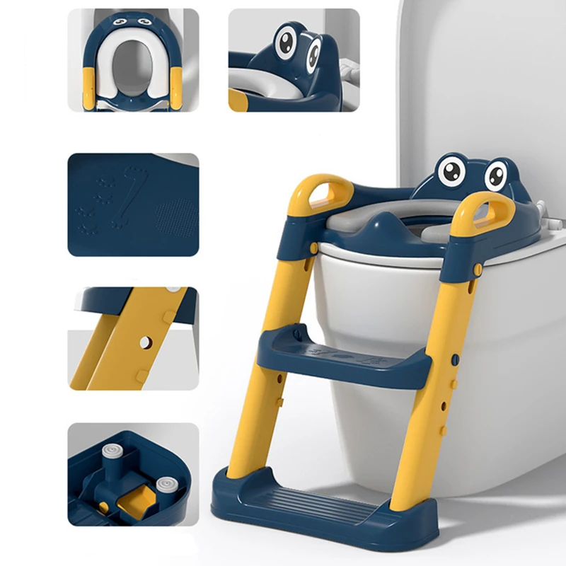 Folding Baby Potty Training Seat Urinal Backrest Chair with Adjustable Step Stool Ladder Safe Toilet Chair for Children Toddlers
Folding Baby Potty Training Seat Urinal Backrest Chair with Adjustable Step Stool Ladder Safe Toilet Chair for Children Toddlers