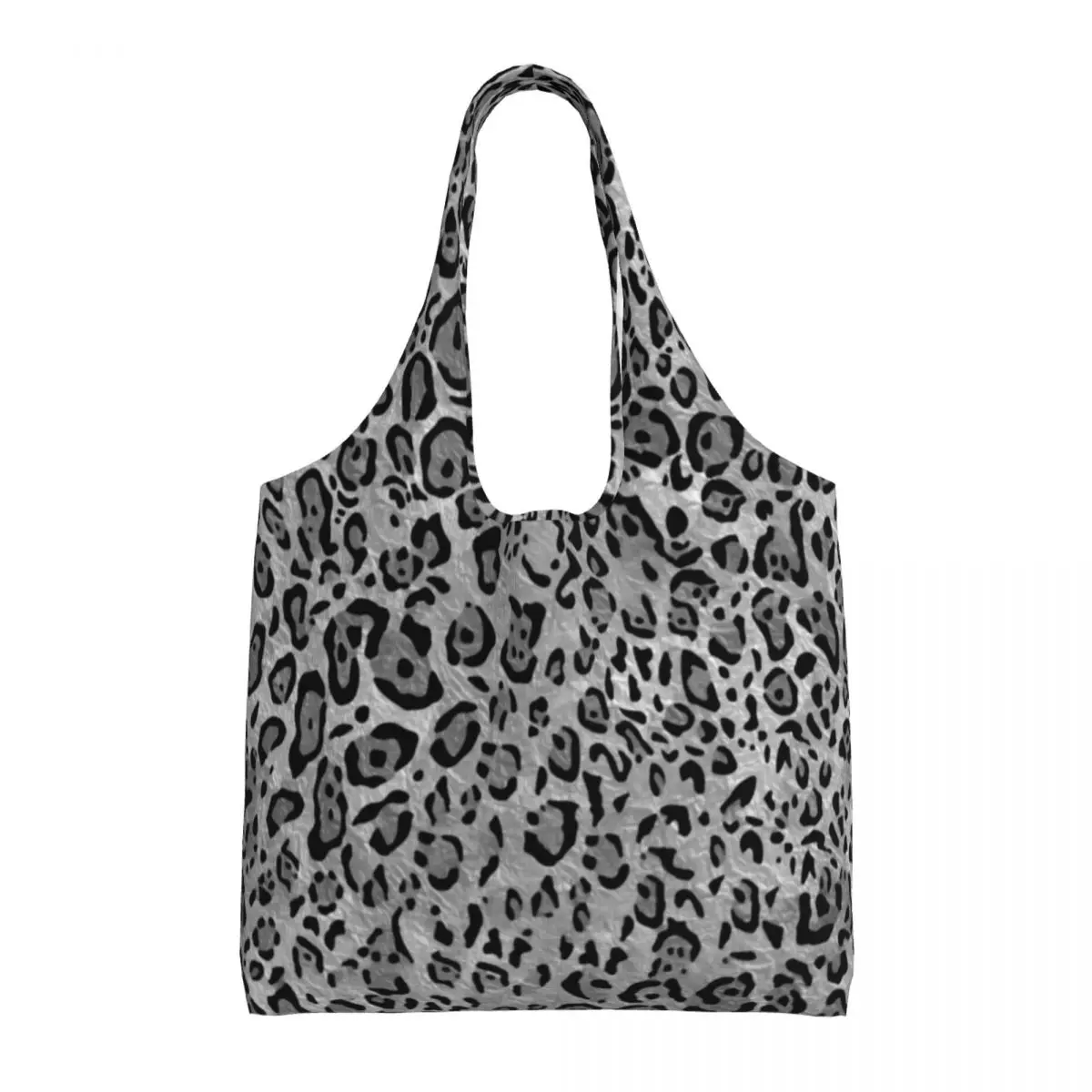 Grey Cheetah Animal Skin Shopping Bag Stylish Monochrome Leopard Print School Woman Handbag Bulk Vintage Polyester Bags 
Grey Cheetah Animal Skin Shopping Bag Stylish Monochrome Leopard Print School Woman Handbag Bulk Vintage Polyester Bags