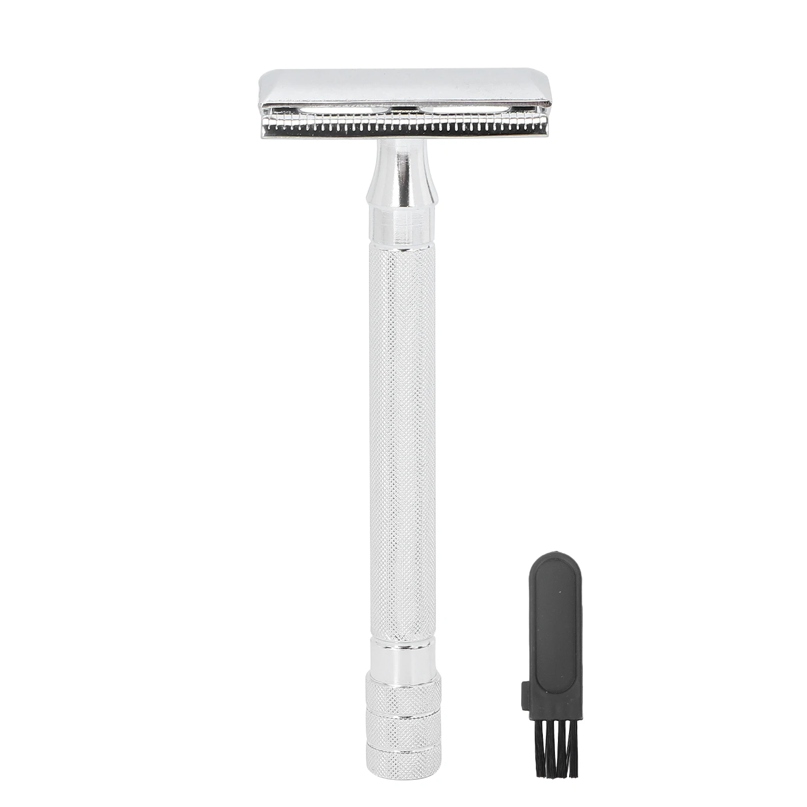Vintage Beard Razor Reusable Handle Safety Manual Shaving Razor Silver for Home Salon (Without Blade)
Vintage Beard Razor Reusable Handle Safety Manual Shaving Razor Silver for Home Salon (Without Blade)