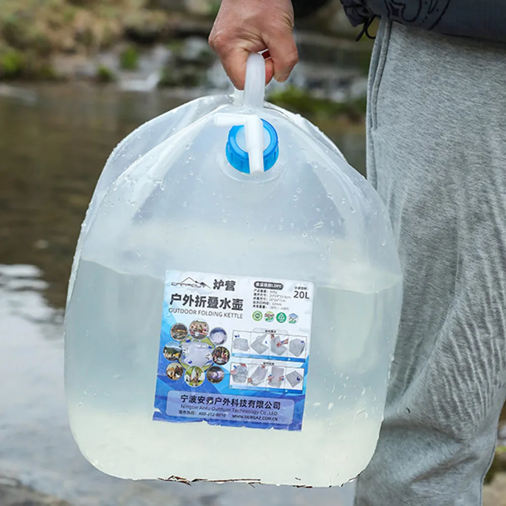 Outdoor Folding 20L Transparent Bucket Food Grade LDPE Material Travel Camping Mountaineering Water Bag 29*26*33.5cm
Outdoor Folding 20L Transparent Bucket Food Grade LDPE Material Travel Camping Mountaineering Water Bag 29*26*33.5cm