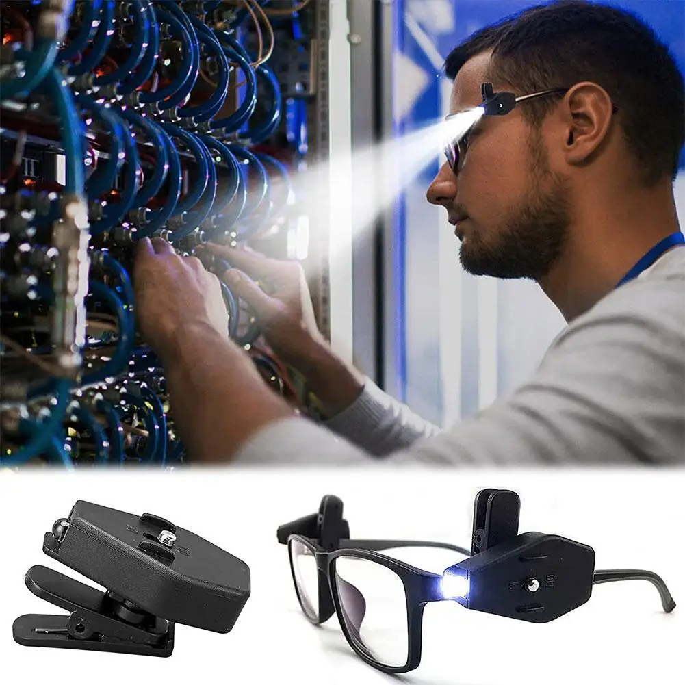 Adjustable LED Mini Clip-On Eyeglass Lamp Practical Book Lights Battery Powered Reading Lighting For Home Bedroom Study M0U7
Adjustable LED Mini Clip-On Eyeglass Lamp Practical Book Lights Battery Powered Reading Lighting For Home Bedroom Study M0U7
