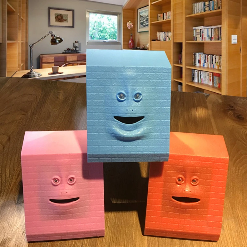 Creative Face Bank Intelligent Human Face Sensing Money Storage Tank Electric Change Tank Money Storage Tank Toy Statue
Creative Face Bank Intelligent Human Face Sensing Money Storage Tank Electric Change Tank Money Storage Tank Toy Statue