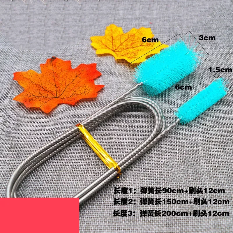 Stainless Steel Pipe Nylon Flexible Spring Cleaning Brush Aquarium Water Filter Air Tube Double Ended Hose Fish Tank Brush
Stainless Steel Pipe Nylon Flexible Spring Cleaning Brush Aquarium Water Filter Air Tube Double Ended Hose Fish Tank Brush