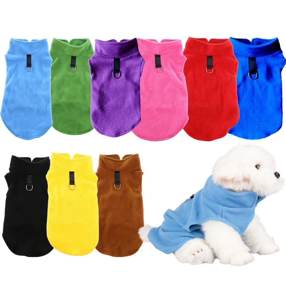 Soft Fleece Pet Clothes For Small Dogs Winter Warm Dog Jacket Puppy Cat Vest With D-Ring Chihuahua French Bulldog Coat Yorkies
Soft Fleece Pet Clothes For Small Dogs Winter Warm Dog Jacket Puppy Cat Vest With D-Ring Chihuahua French Bulldog Coat Yorkies