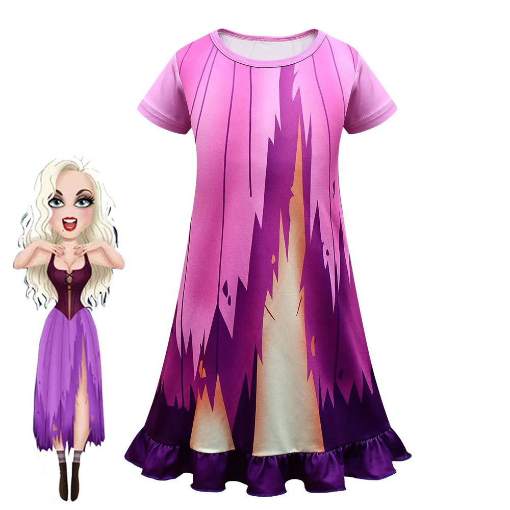 Newest Hocus Pocus 2 Nightdress Teen Girl Pajamas Dresses Children Cartoon Summer Nightgown Home Clothes Kids Sleepwear Gecelik
Newest Hocus Pocus 2 Nightdress Teen Girl Pajamas Dresses Children Cartoon Summer Nightgown Home Clothes Kids Sleepwear Gecelik