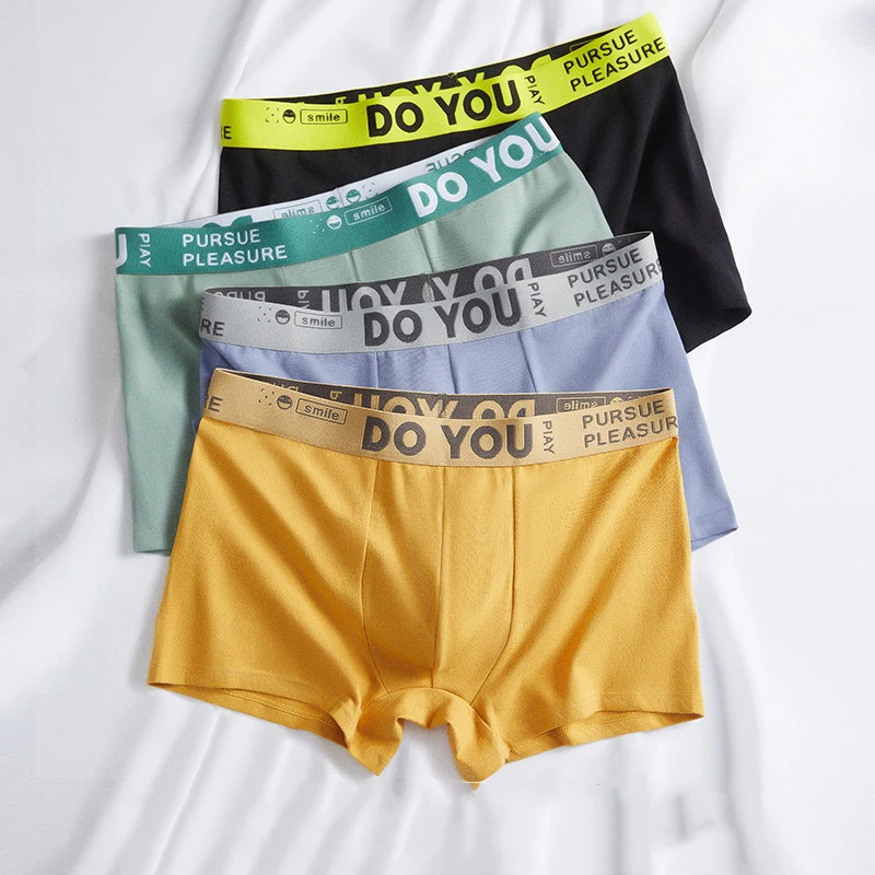 4pcs Boxer Men Underpants Brand Cotton Youth Sports Underwear Man Home Men's Panties Solid Color Mens Boxers For Wholesale 
4pcs Boxer Men Underpants Brand Cotton Youth Sports Underwear Man Home Men's Panties Solid Color Mens Boxers For Wholesale