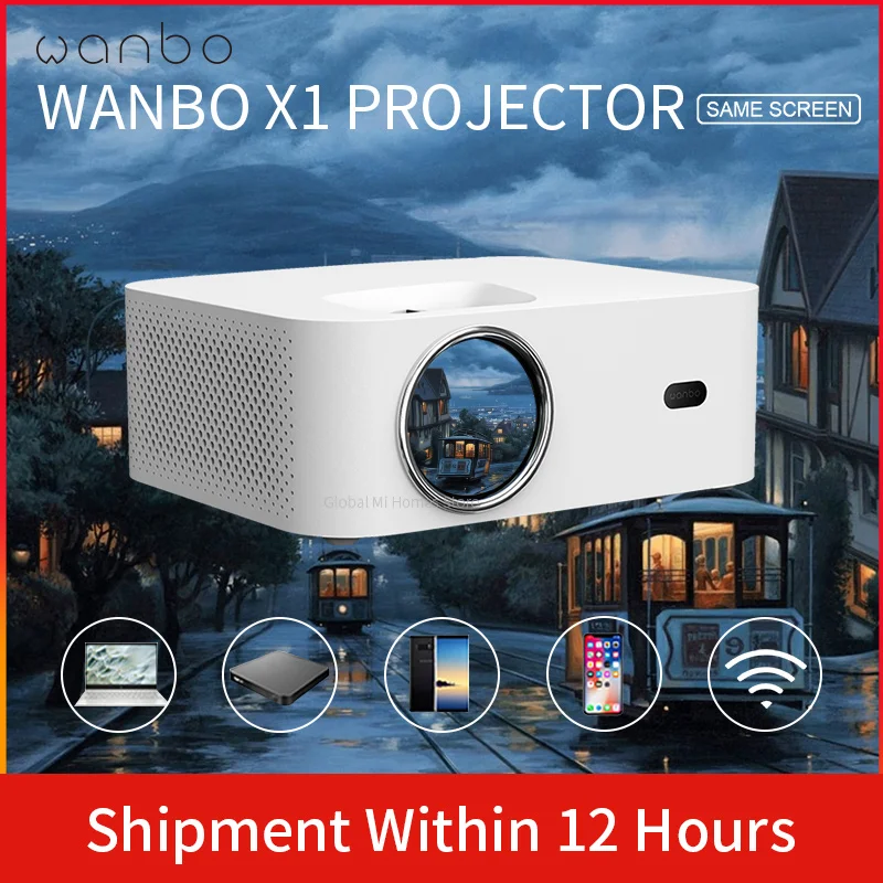 Projector 4K Global Version Wanbo X1 Mini Projector Mini LED Portable Projector 1280*720P Keystone Correction For Home Office
Projector 4K Global Version Wanbo X1 Mini Projector Mini LED Portable Projector 1280*720P Keystone Correction For Home Office
