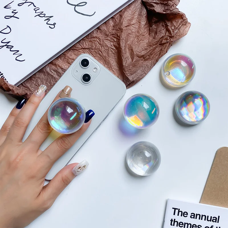 Laser Crystal Ball Phone Holder Griptok Colorful Support Bracket Foldable Phone Grip for IPhone Samsung Xiaomi Phone Accessories
Laser Crystal Ball Phone Holder Griptok Colorful Support Bracket Foldable Phone Grip for IPhone Samsung Xiaomi Phone Accessories