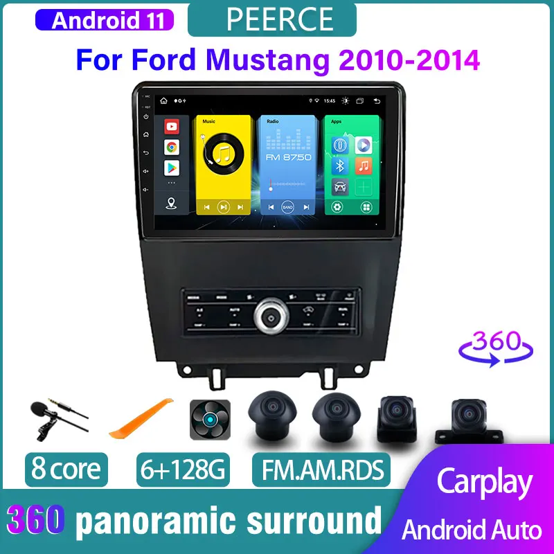 Автомагнитола PEERCE для Ford Mustang 2010-2014, радио, мультимедийный видеоплеер, навигация, GPS, Wi-Fi, Carplay, Android, NO 2 DIN
Автомагнитола PEERCE для Ford Mustang 2010-2014, радио, мультимедийный видеоплеер, навигация, GPS, Wi-Fi, Carplay, Android, NO 2 DIN