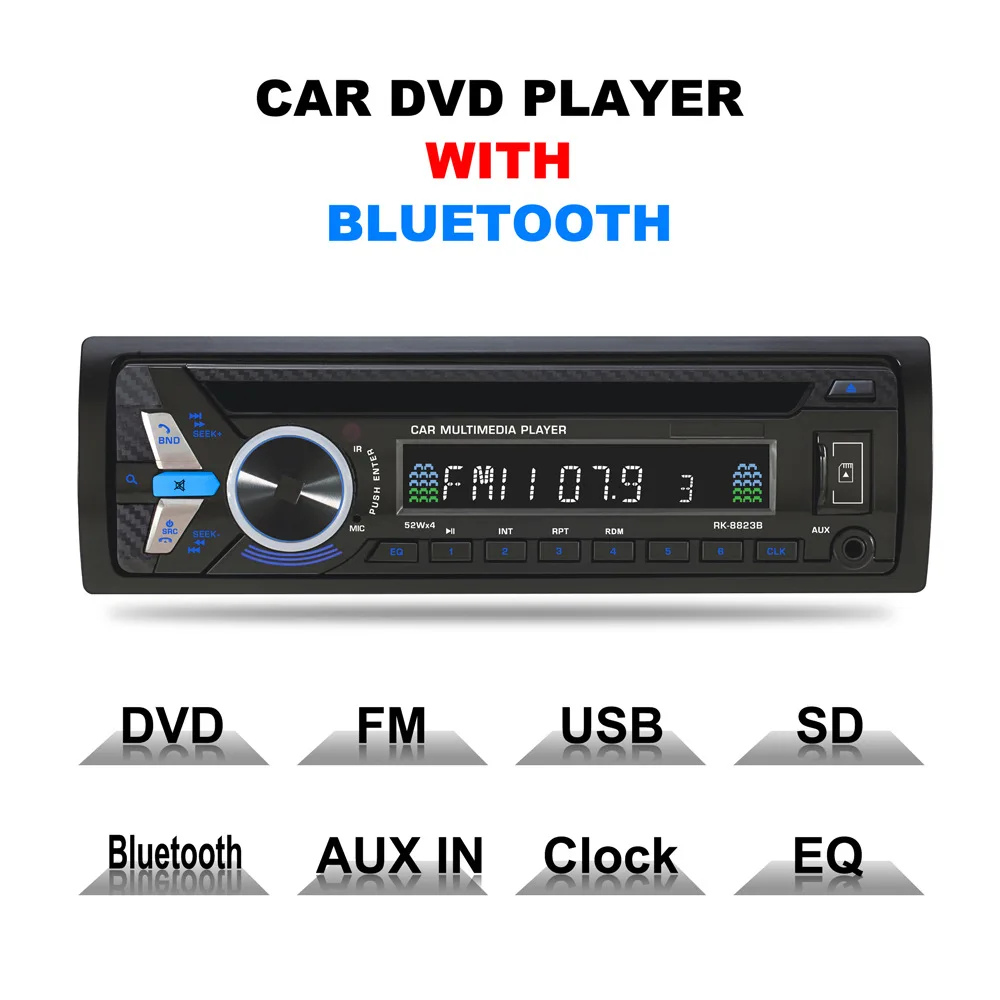 Автомобильный мультимедийный радиоприемник, стереопроигрыватель, Bluetooth телефон, свободные руки, mp3-плеер, FM-радио, аудио, музыка, USB/SD магнито...
Автомобильный мультимедийный радиоприемник, стереопроигрыватель, Bluetooth телефон, свободные руки, mp3-плеер, FM-радио, аудио, музыка, USB/SD магнито...