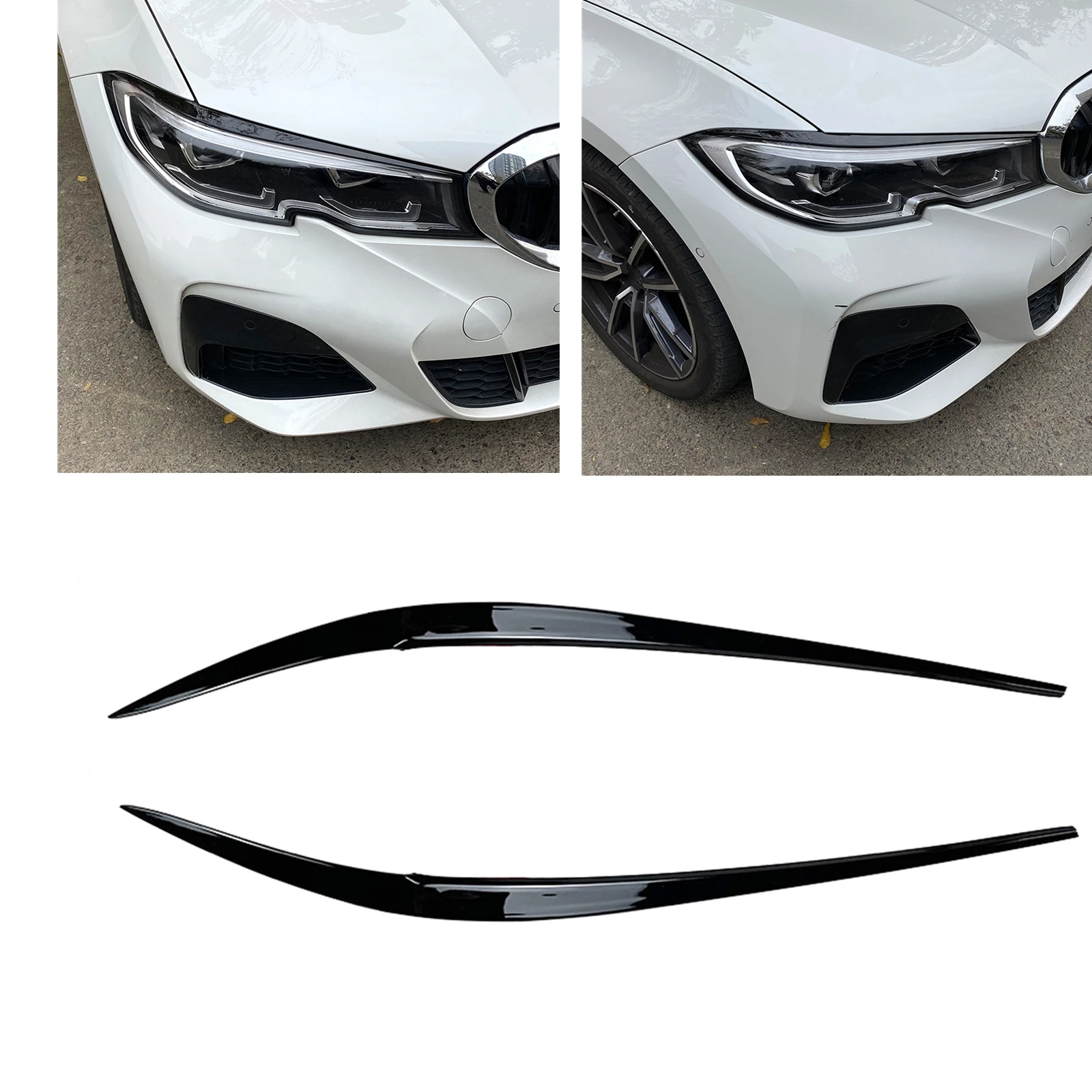 2 шт., накладки на передние фары BMW 3 серии G20 G28 320i 330i седан 2019-2020
2 шт., накладки на передние фары BMW 3 серии G20 G28 320i 330i седан 2019-2020