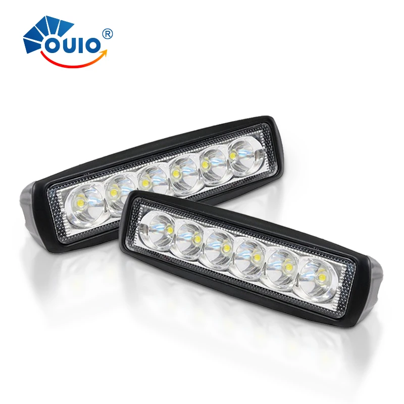 1Pcs/2Pcs Light Bar 6 LED 18W Car DRL Work Lights Spotlight Universal Offroad Automobile Truck Driving Fog Spot Lamp Headlight
1Pcs/2Pcs Light Bar 6 LED 18W Car DRL Work Lights Spotlight Universal Offroad Automobile Truck Driving Fog Spot Lamp Headlight
