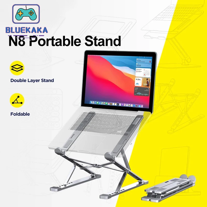 N8 Adjustable Portable Laptop Stand Aluminum for Macbook Tablet Notebook Stand Table Cooling Pad Foldable Laptop Holder
N8 Adjustable Portable Laptop Stand Aluminum for Macbook Tablet Notebook Stand Table Cooling Pad Foldable Laptop Holder