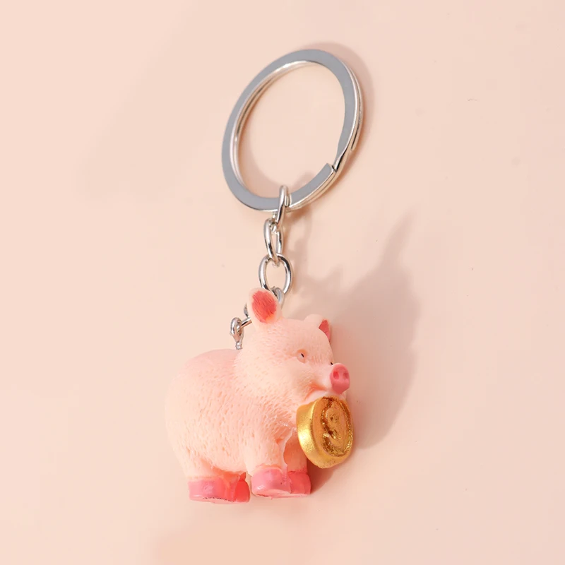 3D Cartoon Animal Keychain Cute Resin Pig Key Rings for Women Men Handbag Pendants Car Key DIY Crafts Jewelry Accessories
3D Cartoon Animal Keychain Cute Resin Pig Key Rings for Women Men Handbag Pendants Car Key DIY Crafts Jewelry Accessories