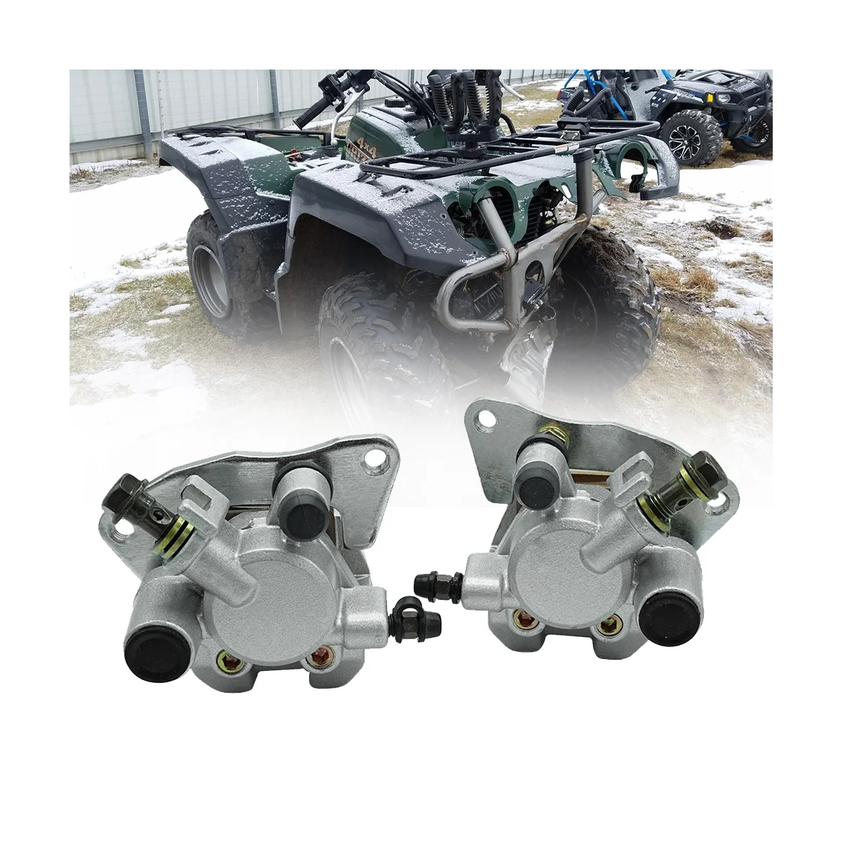 1Pair Motorcycle Brake Caliper Lower Pump Assy for Yamaha ATV Grizzly 600 660 1998-2008 4WV-2580T-10-00 4WV-2580U-10-00
1Pair Motorcycle Brake Caliper Lower Pump Assy for Yamaha ATV Grizzly 600 660 1998-2008 4WV-2580T-10-00 4WV-2580U-10-00