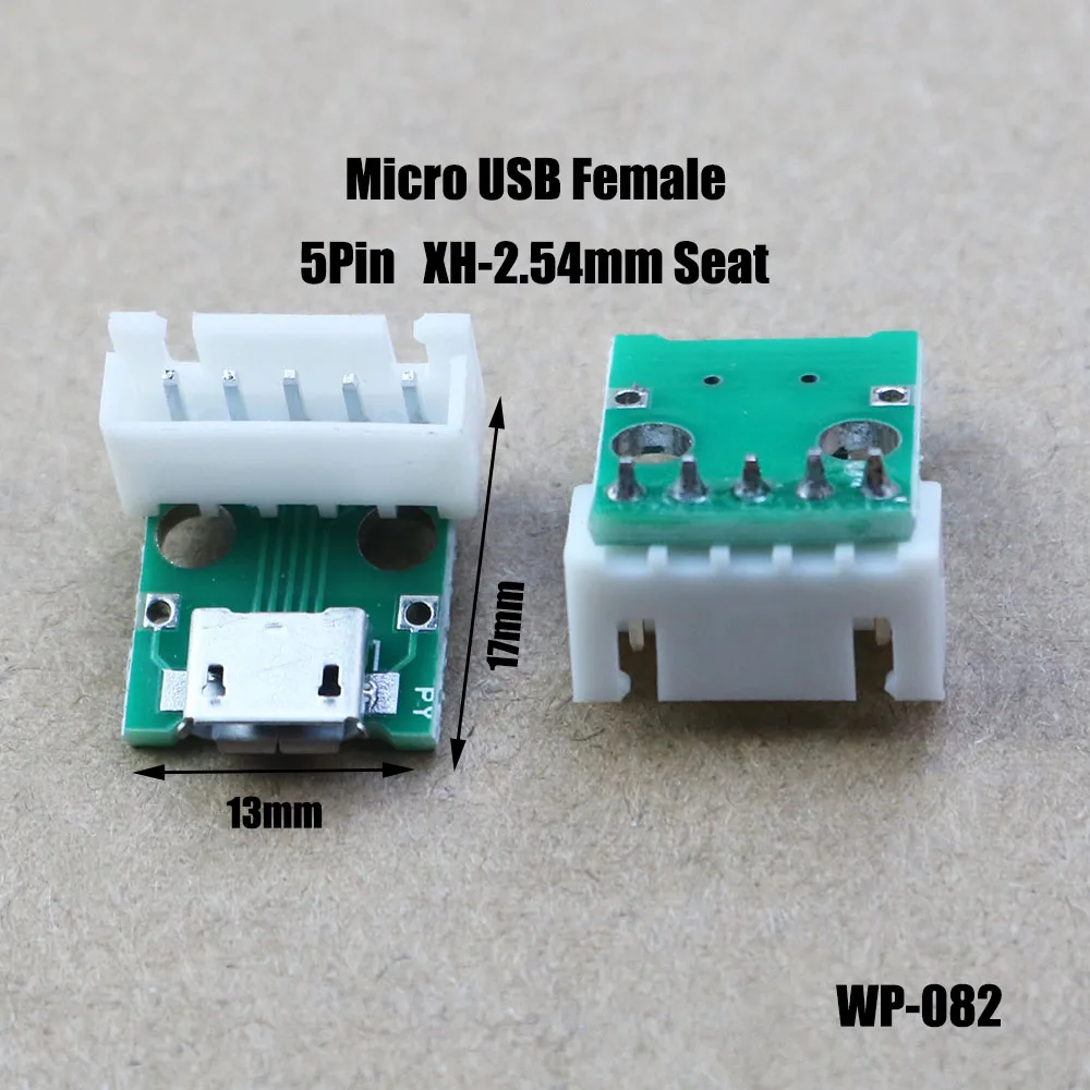 1pc MICRO USB To DIP Adapter 5P 2.54mm Female Connector Plug Android Microphone Mobile Phone Power Data Cable Module WP-081
1pc MICRO USB To DIP Adapter 5P 2.54mm Female Connector Plug Android Microphone Mobile Phone Power Data Cable Module WP-081