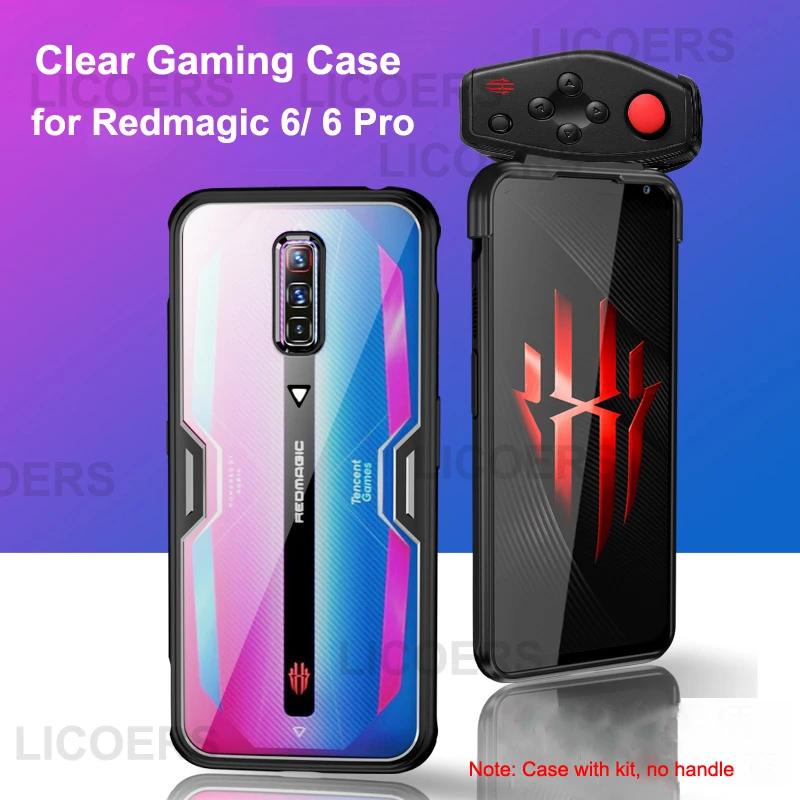 Чехол для Nubia Red Magic 6 Pro 6 6S, прозрачный мягкий ударопрочный дышащий игровой чехол из ТПУ и поликарбоната, с поддержкой геймпада Redmagic 6, с компле...
Чехол для Nubia Red Magic 6 Pro 6 6S, прозрачный мягкий ударопрочный дышащий игровой чехол из ТПУ и поликарбоната, с поддержкой геймпада Redmagic 6, с компле...