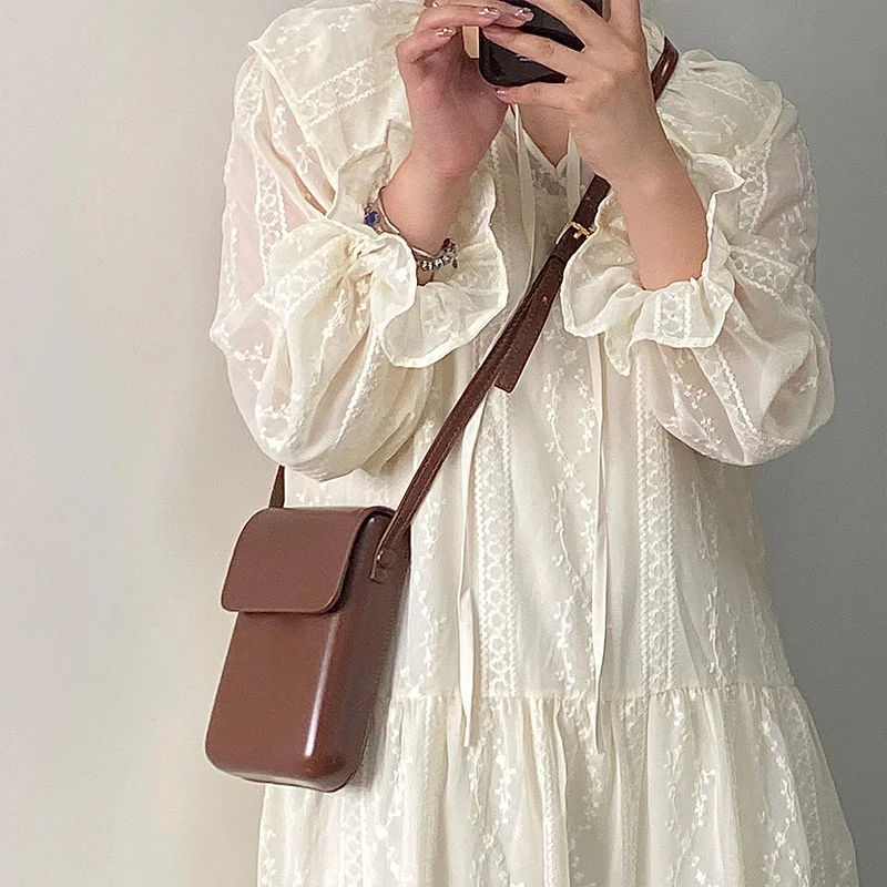 Flap Crossbody Bags Women Mini PU Leather Shoulder Purses And Handbags For Girls Ladies Phone Simple Solid Designer Bag
Flap Crossbody Bags Women Mini PU Leather Shoulder Purses And Handbags For Girls Ladies Phone Simple Solid Designer Bag