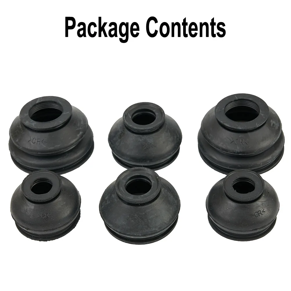 6pcs Ball Joint Boot Car Suspension Steering Ball Joint Rubber Dust Boot Cover Track Tie Turn Rods Ends Replacement Accessories
6pcs Ball Joint Boot Car Suspension Steering Ball Joint Rubber Dust Boot Cover Track Tie Turn Rods Ends Replacement Accessories