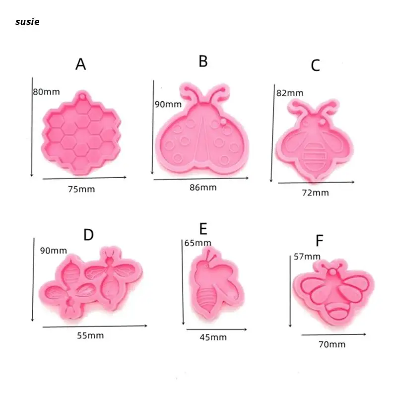 X7YA Large Medium Small Cute Bee Insect Ladybug Resin Casting Mold Silicone Pendant Mold Ornament Craft Supplies for Women
X7YA Large Medium Small Cute Bee Insect Ladybug Resin Casting Mold Silicone Pendant Mold Ornament Craft Supplies for Women